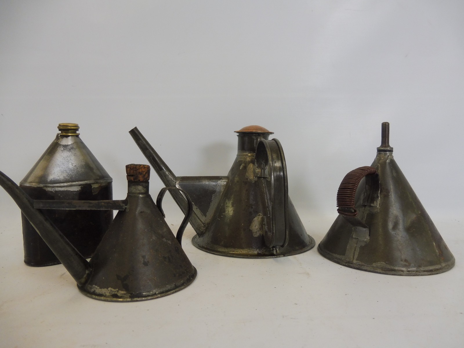 A British Rail Southern Region conical oiler, two others plus a can with a paper label. - Image 2 of 4