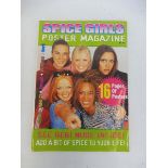 An original Spice Girls poster with revealing pictures of Geri.