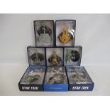 Star Trek - eight boxed 2014 issued die-cast ships.