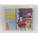An original cinema poster 'The Glass Tomb' starring John Ireland, 1955 Lippert Pictures, good bright