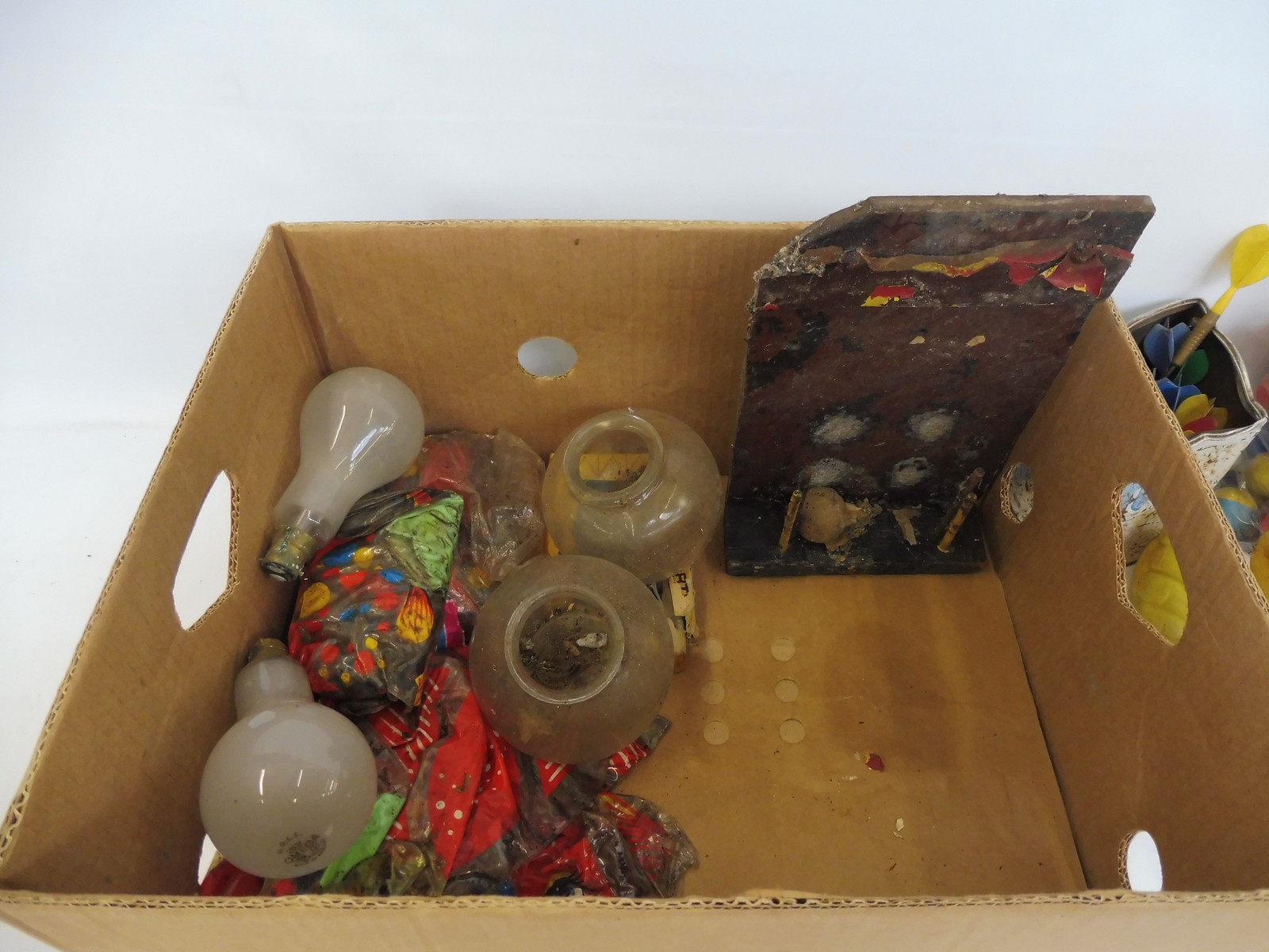 A quantity of original fairground items to include signs, shooting gallery accessories, fairground - Image 2 of 5