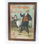 A Worthington in Bottle pictorial advertisement, 18 1/2 x 25 1/2".