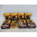 Eight boxed Eagle Moss Collections models 'Walking Dead'.