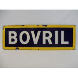 A Bovril rectangular enamel sign, 30 x 10".