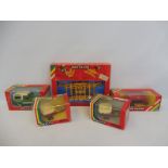 Five Britains farm related rainbow packs, circa 1970s/1980s to include 9512 County Land Rover.