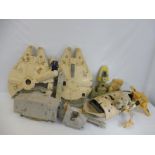 A large quantity of boxed Star Wars vehicles and Transporters to include AT-AT and Rebel