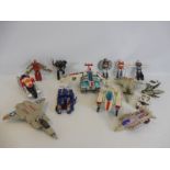 A quantity of original G1 die-cast Made in Japan Transformers.