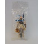 Star Wars - Original baggie figure Princess Leia in a Boushh outfit.