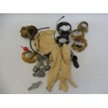 Original Action Man - a large quantity of deep sea diver spares and accessories.