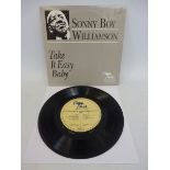 Sonny Boy Williamson - Take it Easy Baby, blue moon label, vinyl exc.