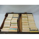 A large quantity of Observer books contained in two trays.