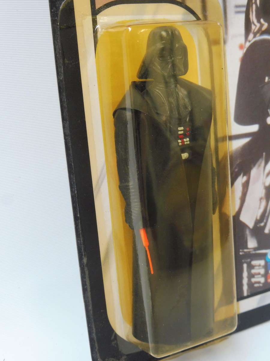 Star Wars - Original carded Kenner Return of the Jedi Darth Vader figure, 77 back, nice card, - Image 3 of 6