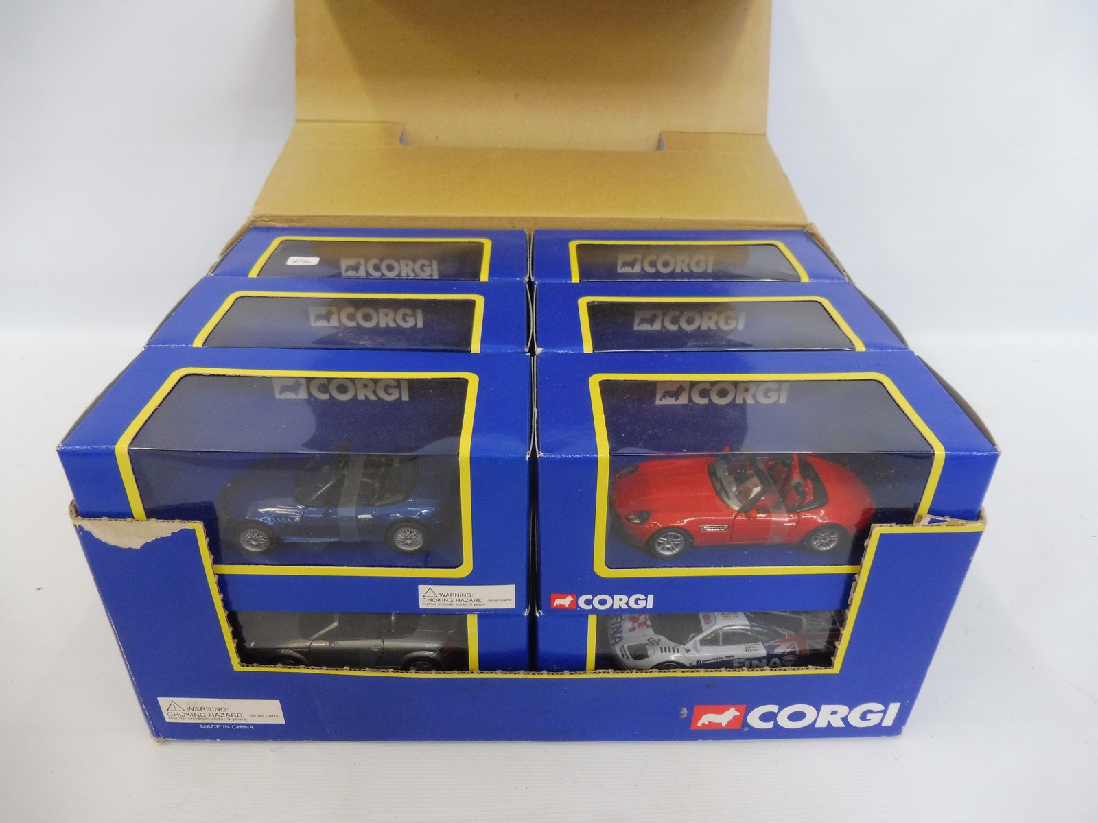 A boxed Corgi 1:43 scale racing car trade pack containing 12 individually boxed models. - Image 2 of 2