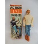 Original Action Man - an original first issue 1970s boxed explorer figure, figure with flock blond