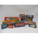 A quantity of transport related die-cast to include Corgi Chippenfields and Showman's range.