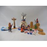 A Playmobil native American group to include a teepee.
