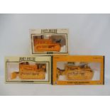 Three boxed die-cast/construction vehicles comprising the 430 crawler, the 420 crawler and a T340