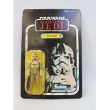 Star Wars - Original carded Kenner Return of the Jedi AT-AT driver, 77 back, unpunched card,