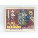 An original cinema poster Horror double bill, 'The Horrible Dr Hichcock' and 'The Awful Dr Orlof',