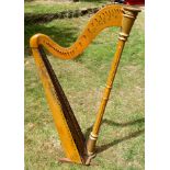 Celtic size Harp by Morley early 20th century.