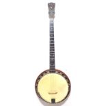 Five string banjo by Windsor. Very good condition. Plays well. Case.