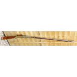 A Turkish 18thc matchlock musket