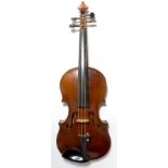 Three quarter size Strad copy violin