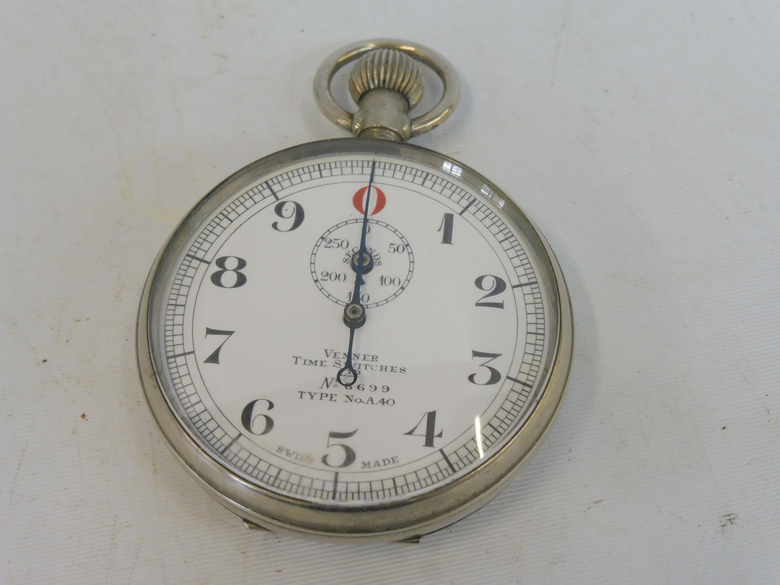 A cased Venner Time Switches Swiss stopwatch. - Bild 2 aus 3