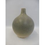 A good bulbous studio pottery vase, signed to base 'ASG', 6 3/4" high.