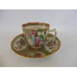 A 19th Century Chinese Famille Rose cup and saucer.