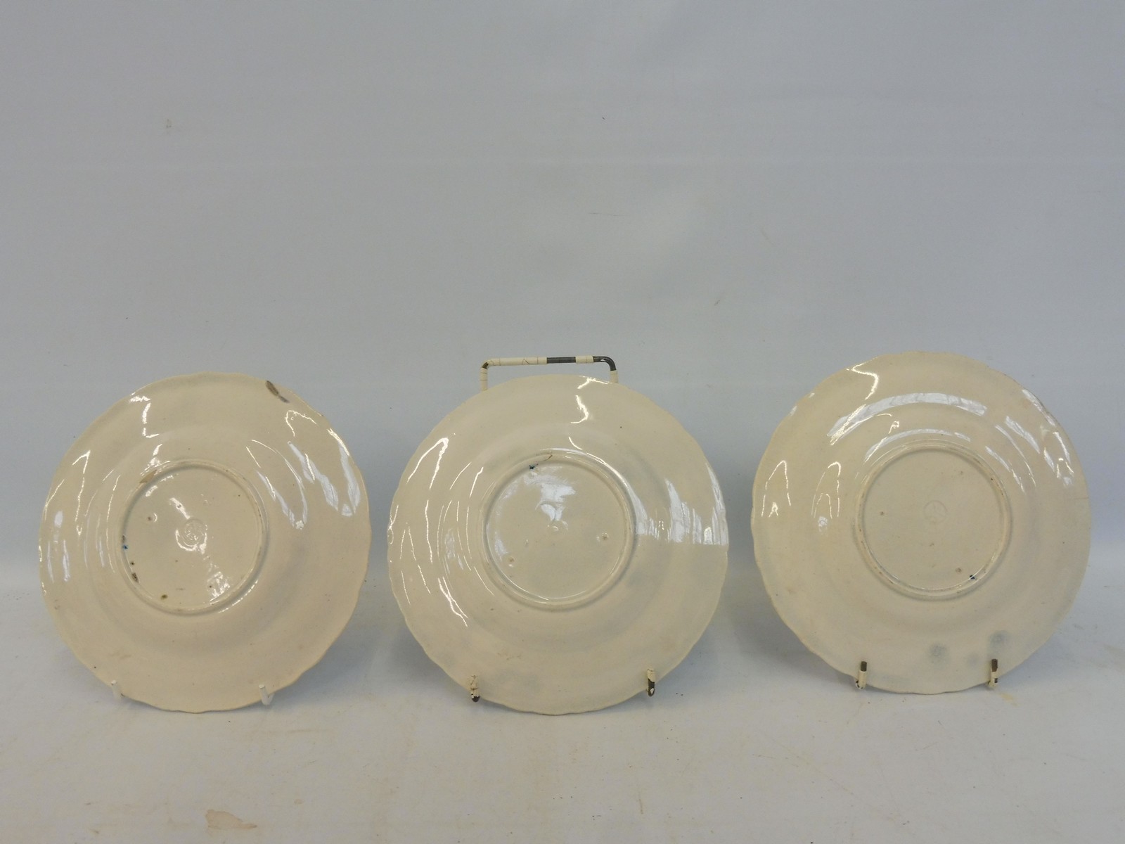 A set of three Victorian child's plates: The Unhappy Child, The Happy Child and Gratitude. - Image 2 of 2