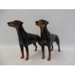 Two Beswick standing dogs.