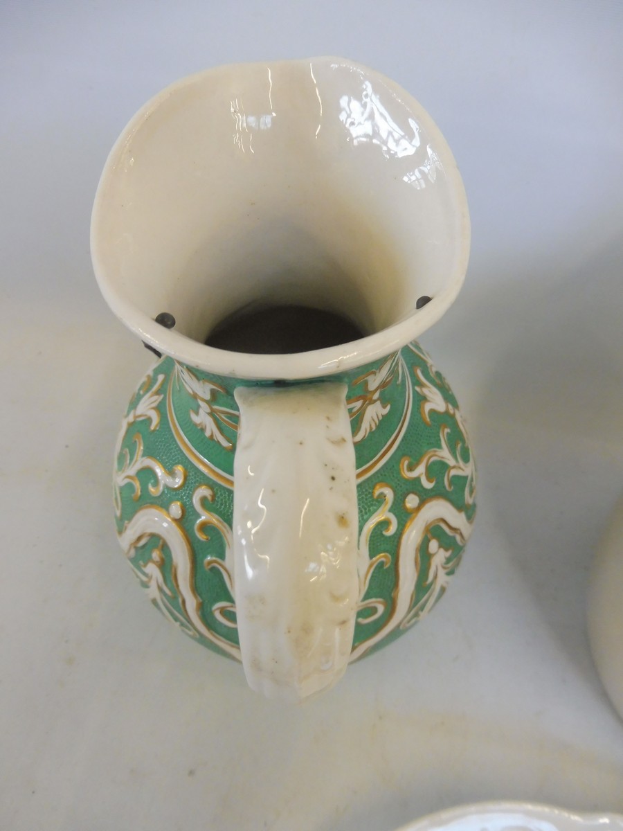 A selection of 19th Century ceramics including a harvest jug stamped G. Bradford 1902. - Image 3 of 5