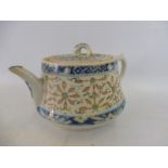 An 18th Century Chinese enamelled teapot, signature to base.