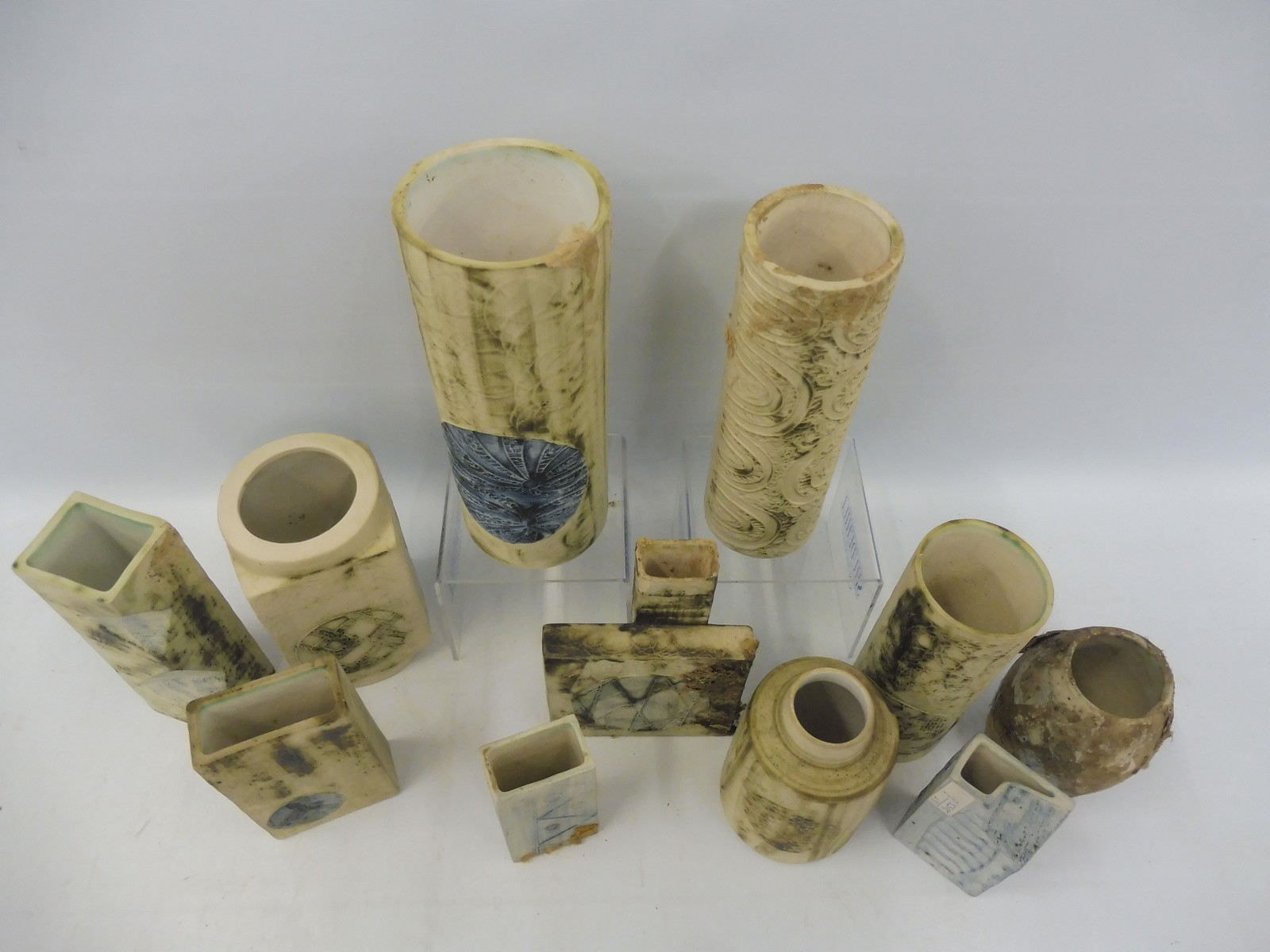 Eleven pieces of Carn pottery. - Image 2 of 5