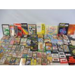 A box of Sinclair Spectrum games, manuals etc. (unchecked).