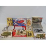 Nine assorted Tamia Airfix kits, all military (unchecked).