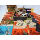 A quantity of original Meccano pamphlets with Meccano accessories etc.