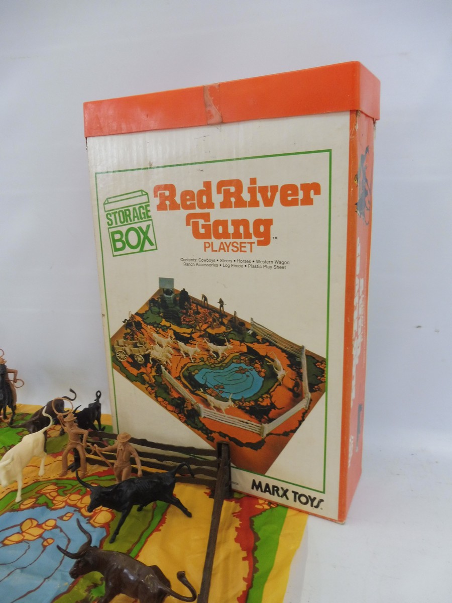 A Marx Toys Red River Gang American Civil War play set (unchecked). - Image 3 of 3