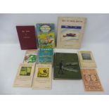 A selection of assorted books including 'The Science of Dry Fly Fishing by The Amateur Champion',