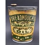 A Dreadnought Lubricating Oil oval can in good overall condition.