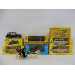 Seven Budgie Rolls-Royce and London Cab models, boxes VG+ condition, models in excellent condition.