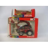 Two boxed Britains Farm Implements and Accessories - no. 9517 and 9514 Rainbow packs inc. the Valmet