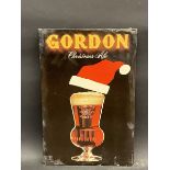 A Gordon Highland Scotch Christmas Ale pictorial showcard, 9 3/4 x 14 1/2".