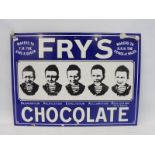 A 1970s reproduction Fry's Five Boys enamel sign, 20 x 14 3/4".