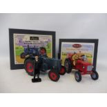 Two boxed Britains Vintage Farm Series: The Lanz D6006 Diesel Tractor and a David Brown 900