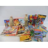 A quantity of TV related toys: Thunderbirds, Captain Scarlet etc.