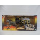 A large scale boxed Zorro - a Runaway Armoured Coach, appears in excellent condition.