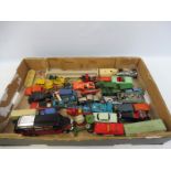 A quantity of unboxed vehicles and accessories, approx. 40+ and in various conditions.