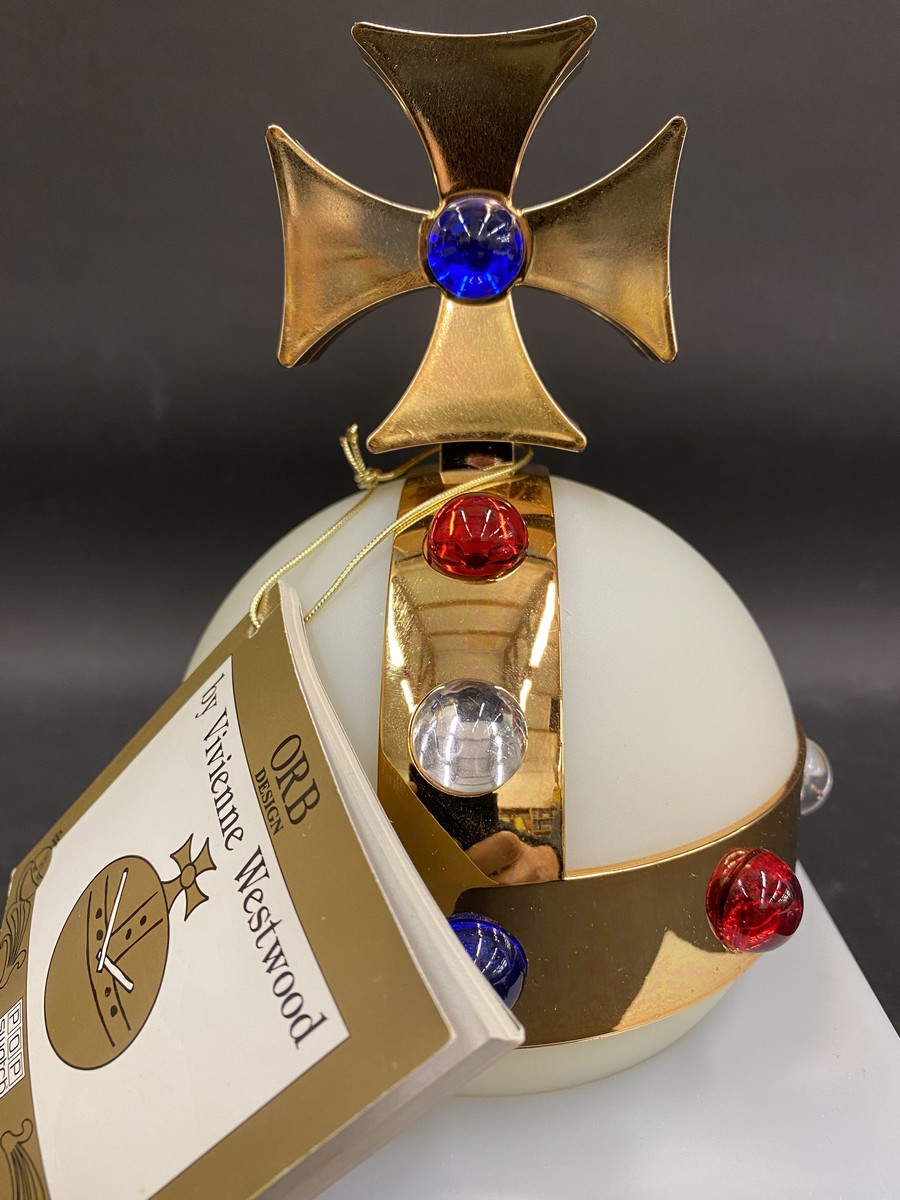 A Pop Swatch Vivienne Westwood ORB PWZ 104 (1993), sold with booklet and spherical orb box decorated - Image 2 of 4